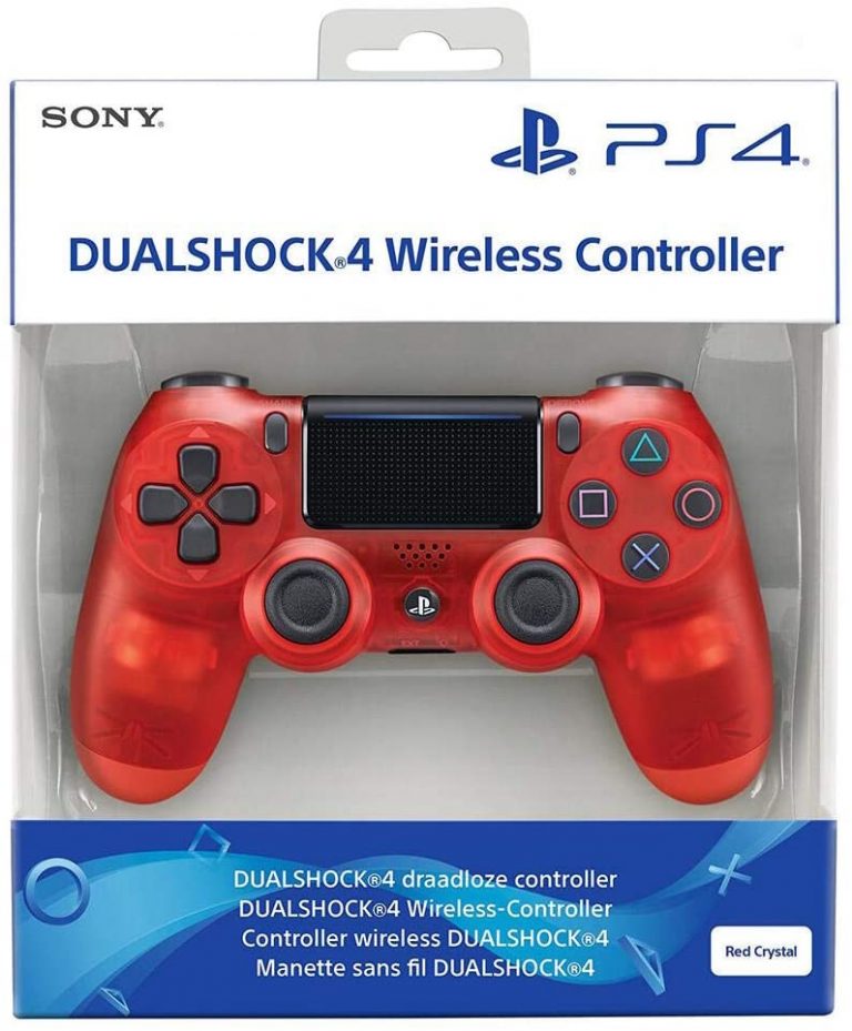 Sony Dualshock 4 Controller (NEW VERSION 2) Red Crystal (EU) (PS4