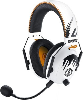Razer BlackShark V2 Pro - Wireless Premium Esports Gaming Headset (Hyper Speed Wireless Technology, Tri Force Titanium 50mm Drivers, Hyper Clear Supercardioid Mic) Rainbow 6 Siege