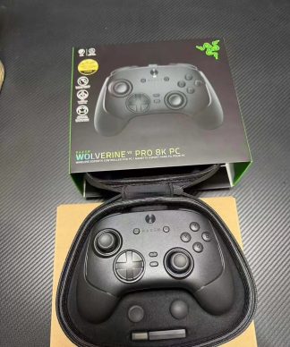 Razer Wolverine V3 Pro 8K PC Wireless Gaming Controller: 8000 Hz Polling Rate - TMR Thumbsticks with Swappable Caps - Up to 36 Hr Battery - 6 Remappable Buttons - Fast Triggers - Carrying Case - Black